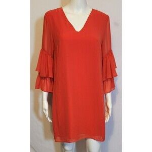 CeCe from Nordstrom Mini Dress w/ Sheer Ruffled Sleeve - Size 4